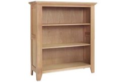 Harvey Oak Ready Assembled Low Bookcase